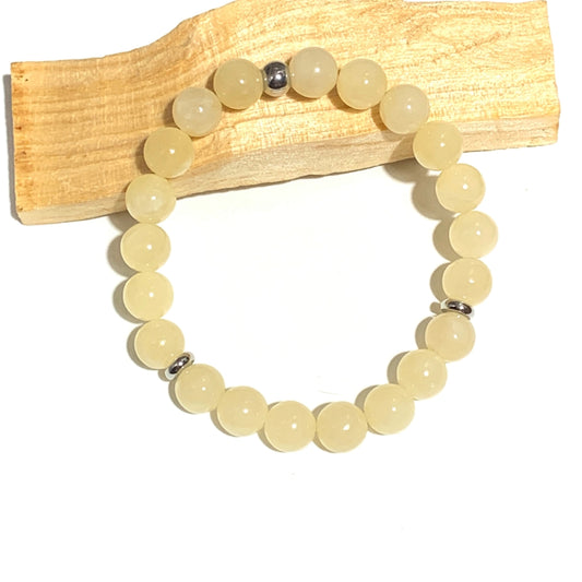 Bracelet Jade Jaune